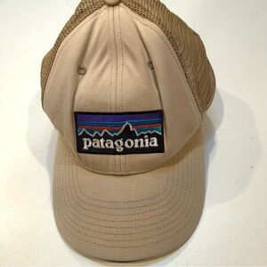 Patagonia Beige Mesh Cap